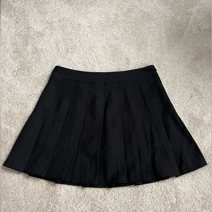 Pleated Black Skirt